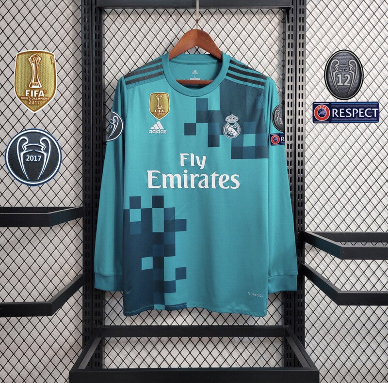Real Madrid 17/18 Long Sleeve _ Ronaldo Jersey