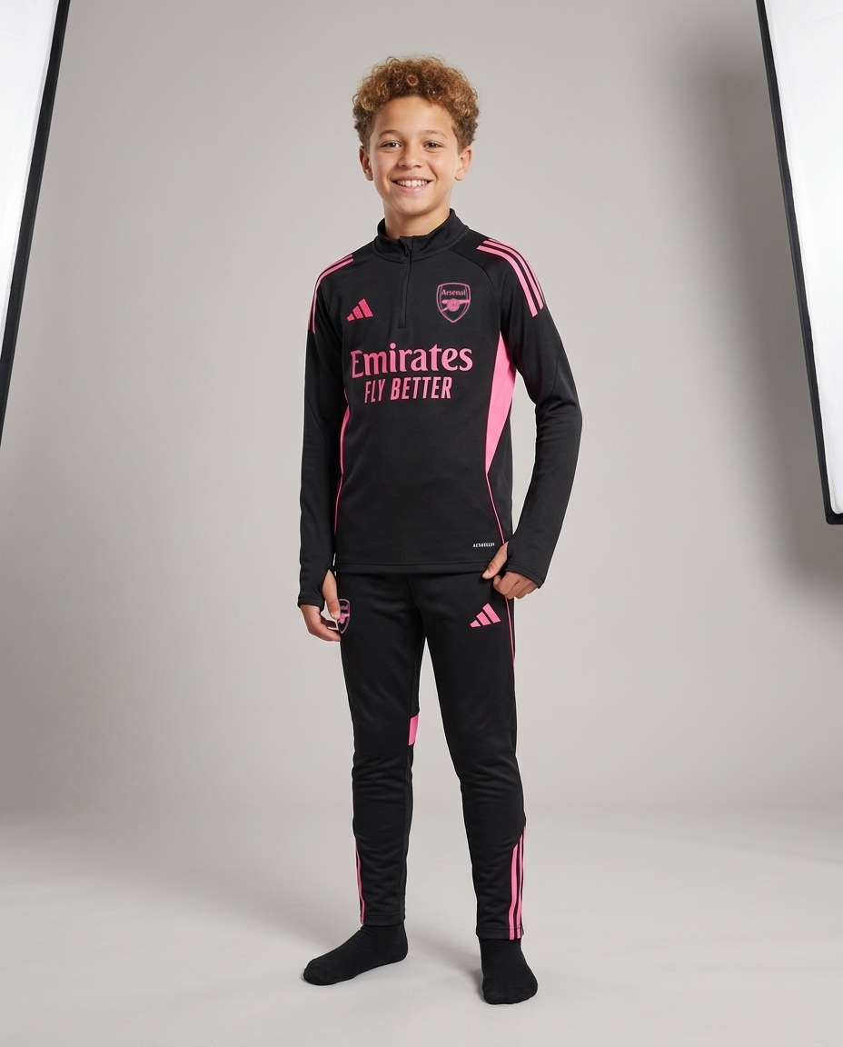 Arsenal Half Zip Tracksuit - Junior