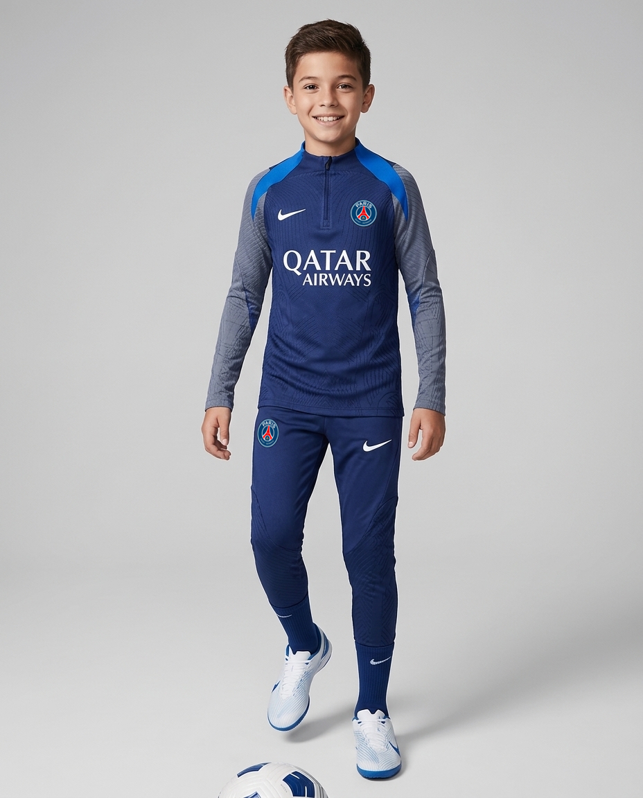 Psg Half Zip Tracksuit - Junior - Player Version