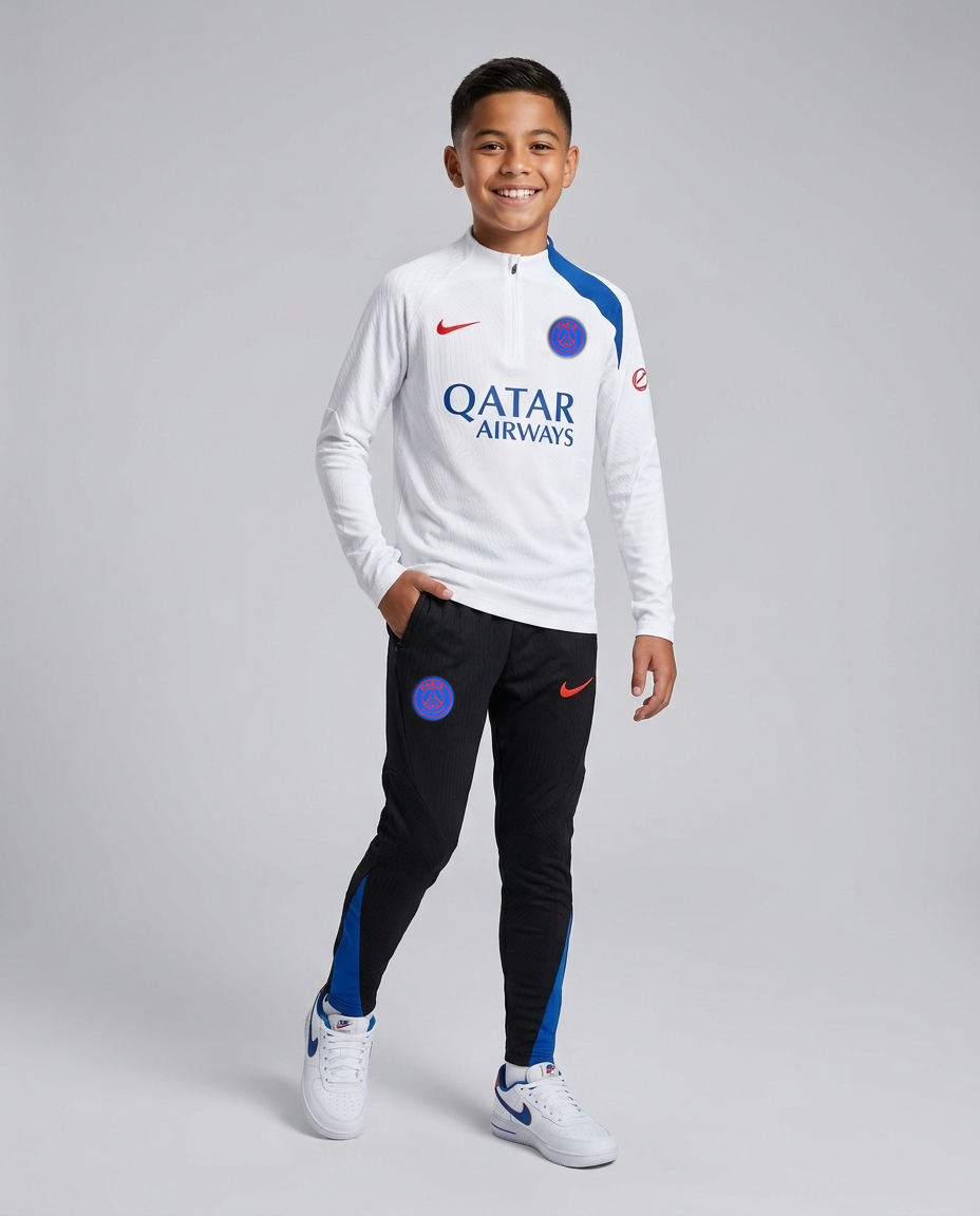 Psg Half Zip Tracksuit - Junior - Player Version