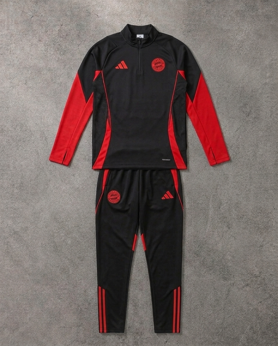 Bayern Munich Half Zip Tracksuit - Junior
