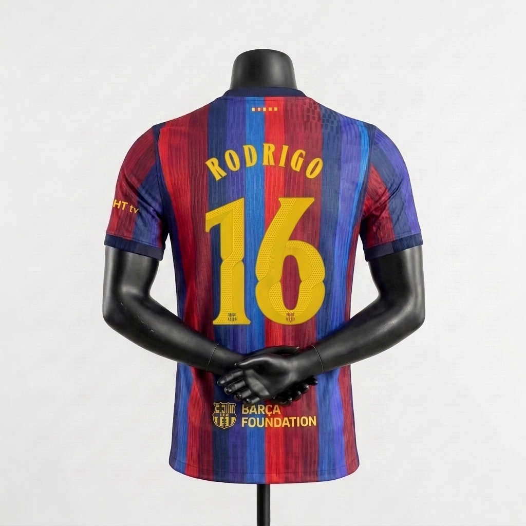 Barcelona Home Jersey 26/27 - RODRIGO 16 - Player Version
