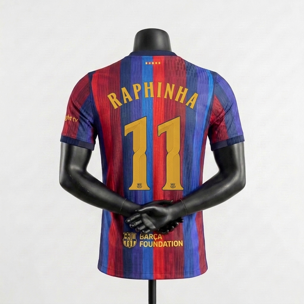 Barcelona Home Jersey 26/27 - RAPHINHA 11 - Player Version