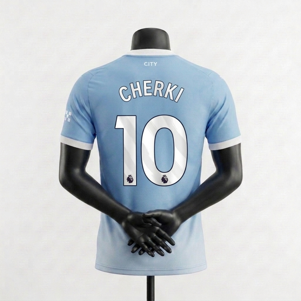 Manchester City Home Jersey 26/27 - CHERKI 10 - Player Version