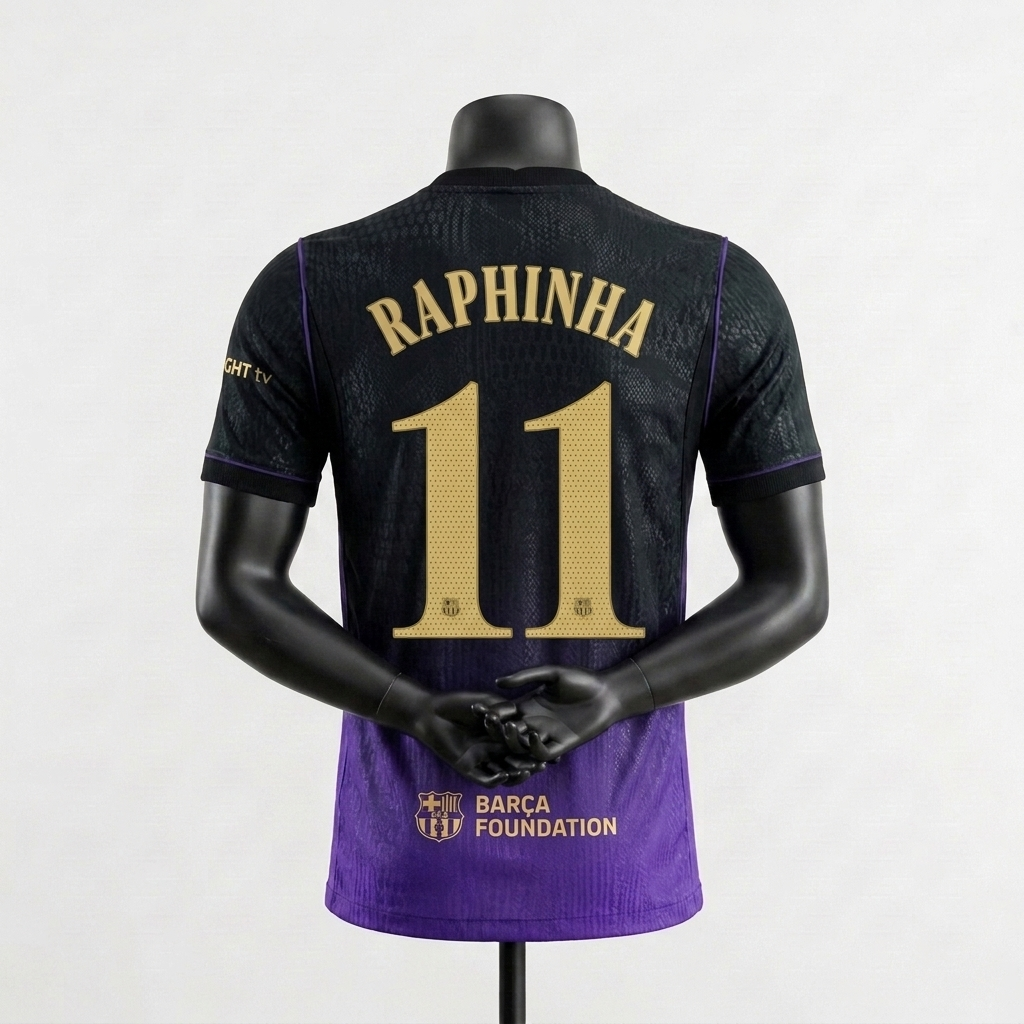 Barcelona Away Jersey 26/27 - RAPHINHA 11 - Player Version