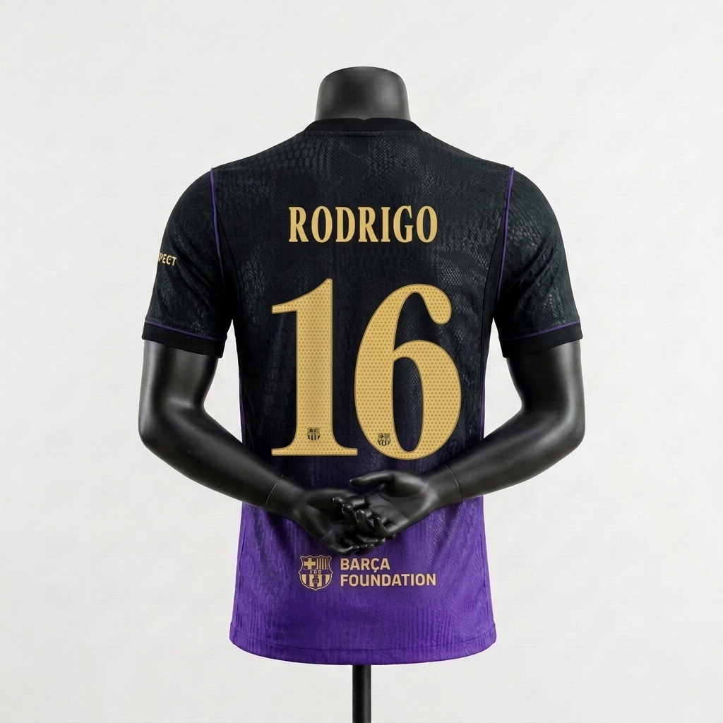 Barcelona Away Jersey 26/27 - RODRIGO 16 - Player Version