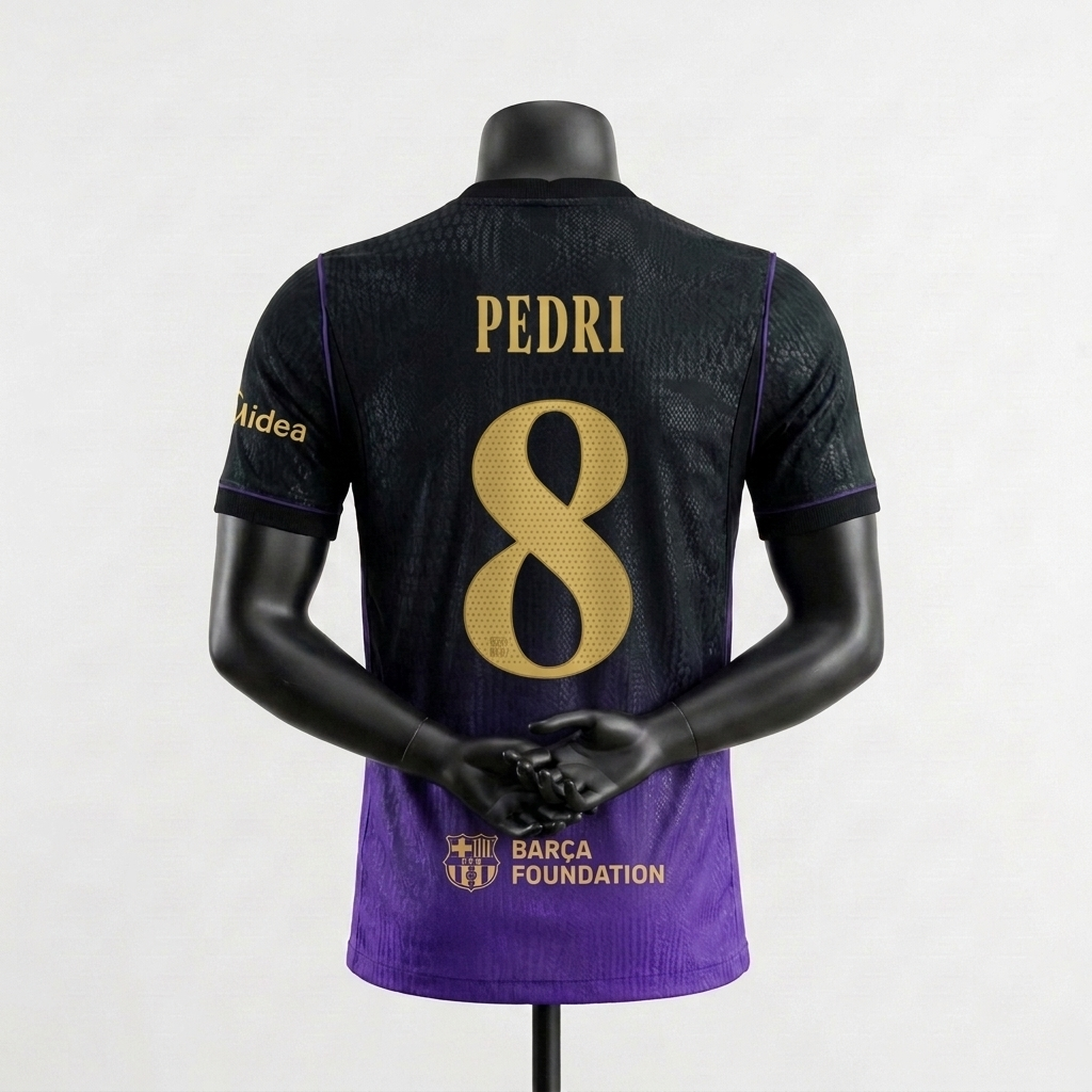 Barcelona Away Jersey 26/27 - PEDRI 8 - Player Version