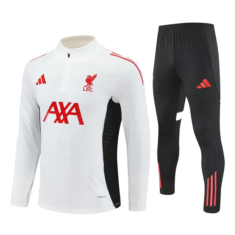 Liverpool Half Zip Tracksuit - Junior - Player Version
