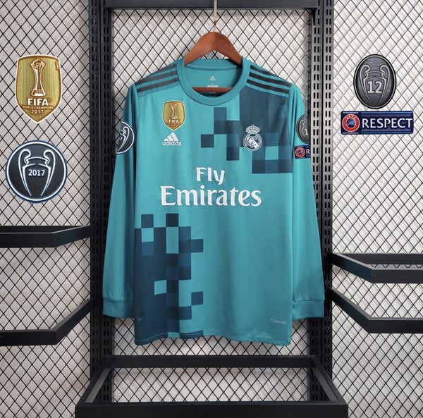 Real Madrid 17/18 Long Sleeve _ Ronaldo Jersey