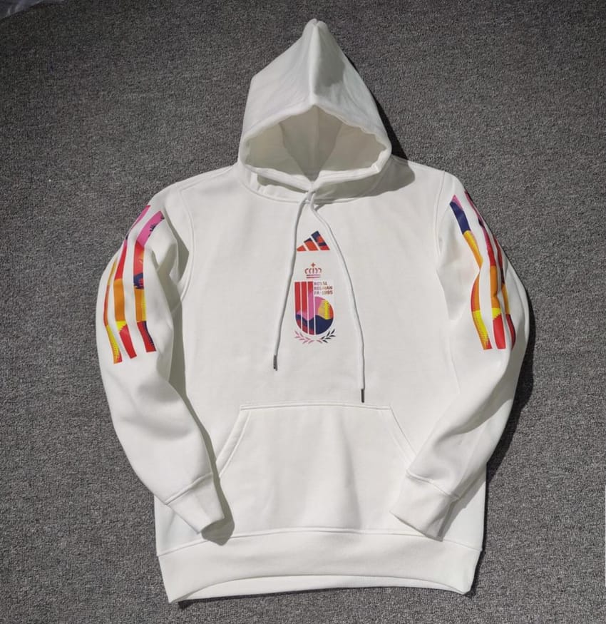 Belgium white hoody