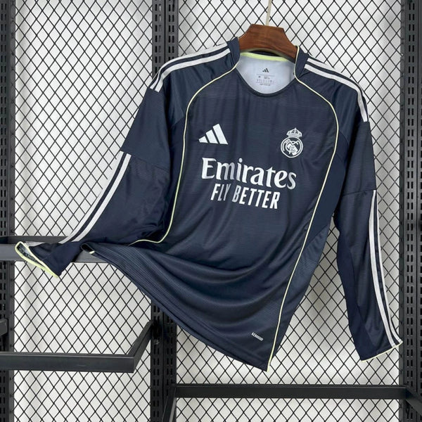 Real Madrid Away Long Sleeve Jersey 25/26