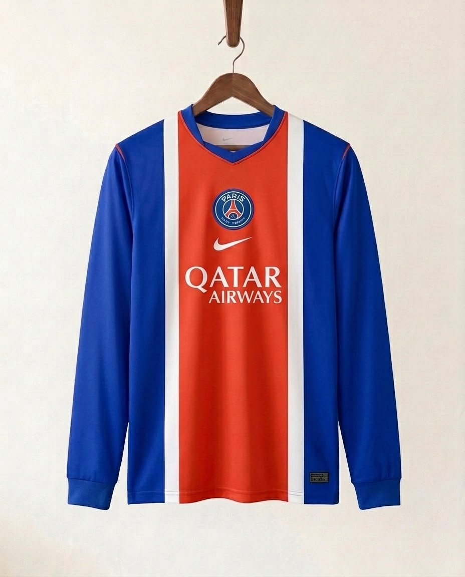 PSG Home Jersey 26/27 - Long Sleeve