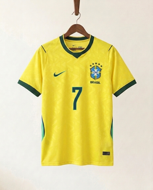 Brazil Home Jersey 2026 - Vini Jr. 7