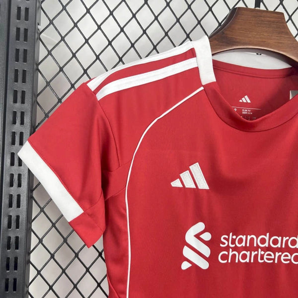 Liverpool Home Jersey For Kids 25/26