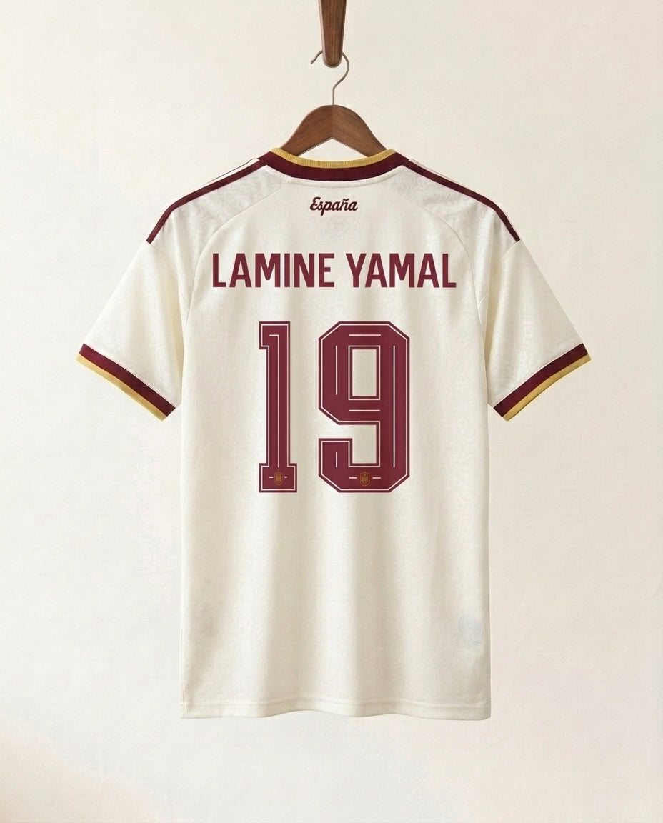 Spain Away Jersey- LAMINE YAMAL 19