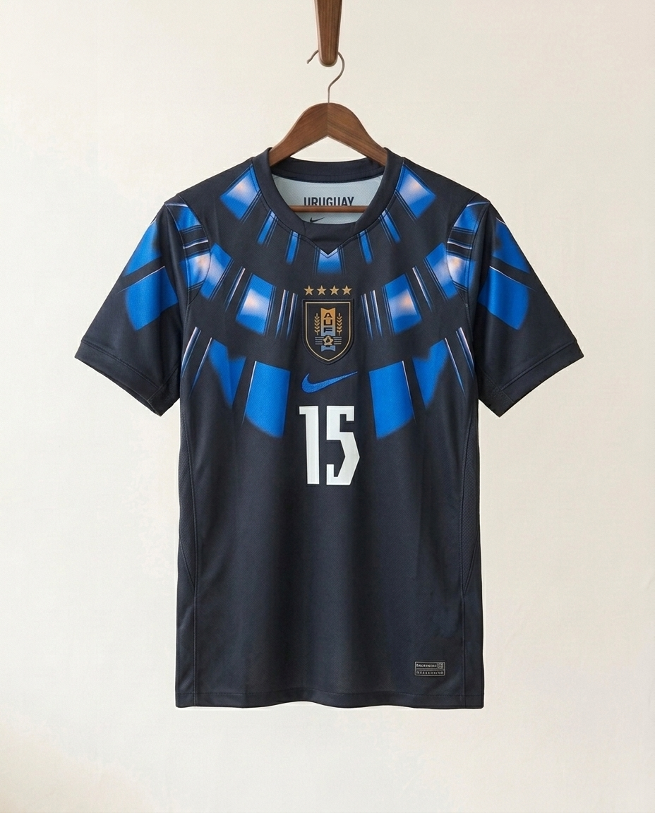 Uruguay Away Jersey 2026 - F.Valverde 15
