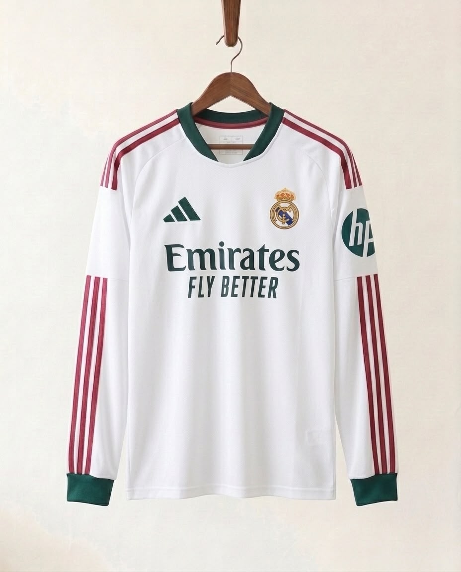 Real Madrid Home Jersey 26/27 - Long Sleeve