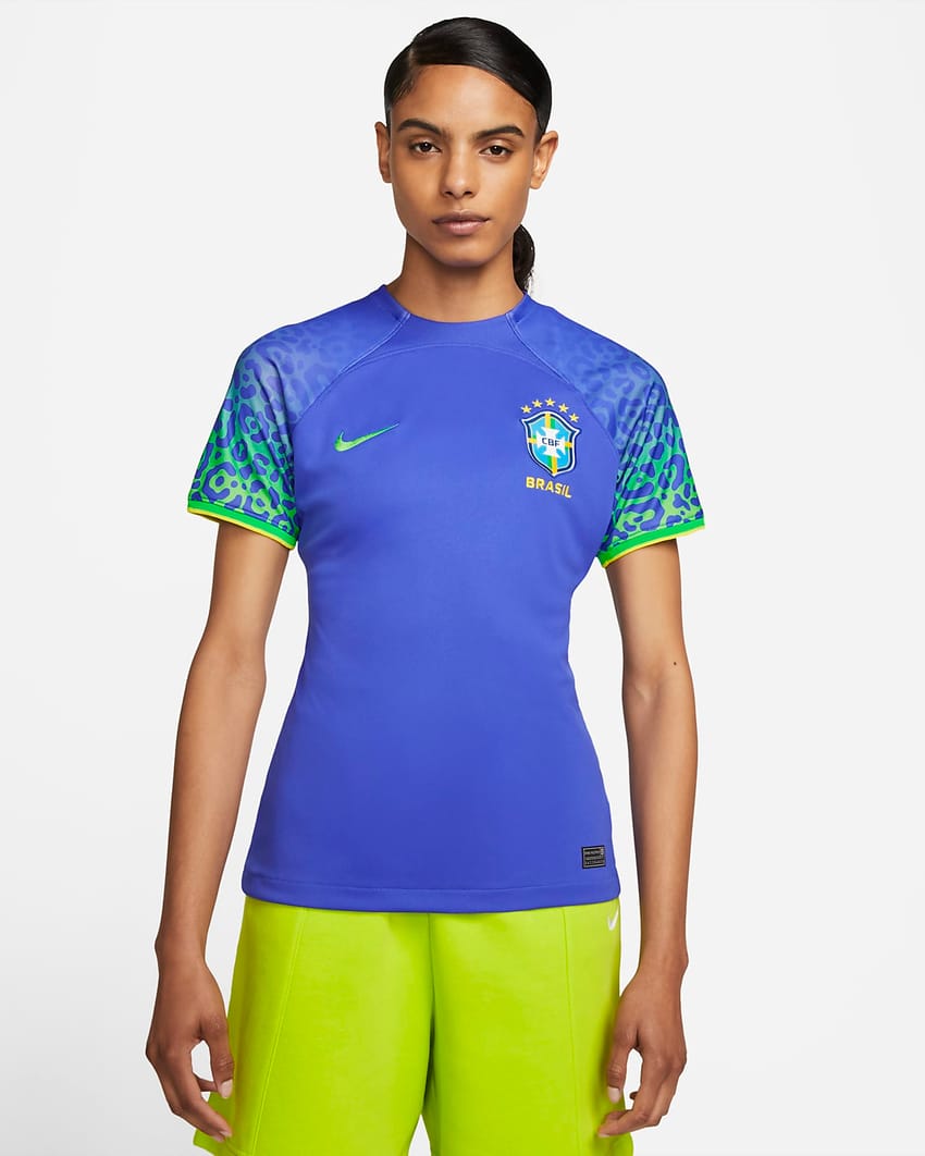 Brazil away jersey for women 22/23