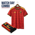 Belgium Match Day Combo – Jersey + Scarf