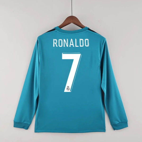 Real Madrid 17/18 Long Sleeve _ Ronaldo Jersey