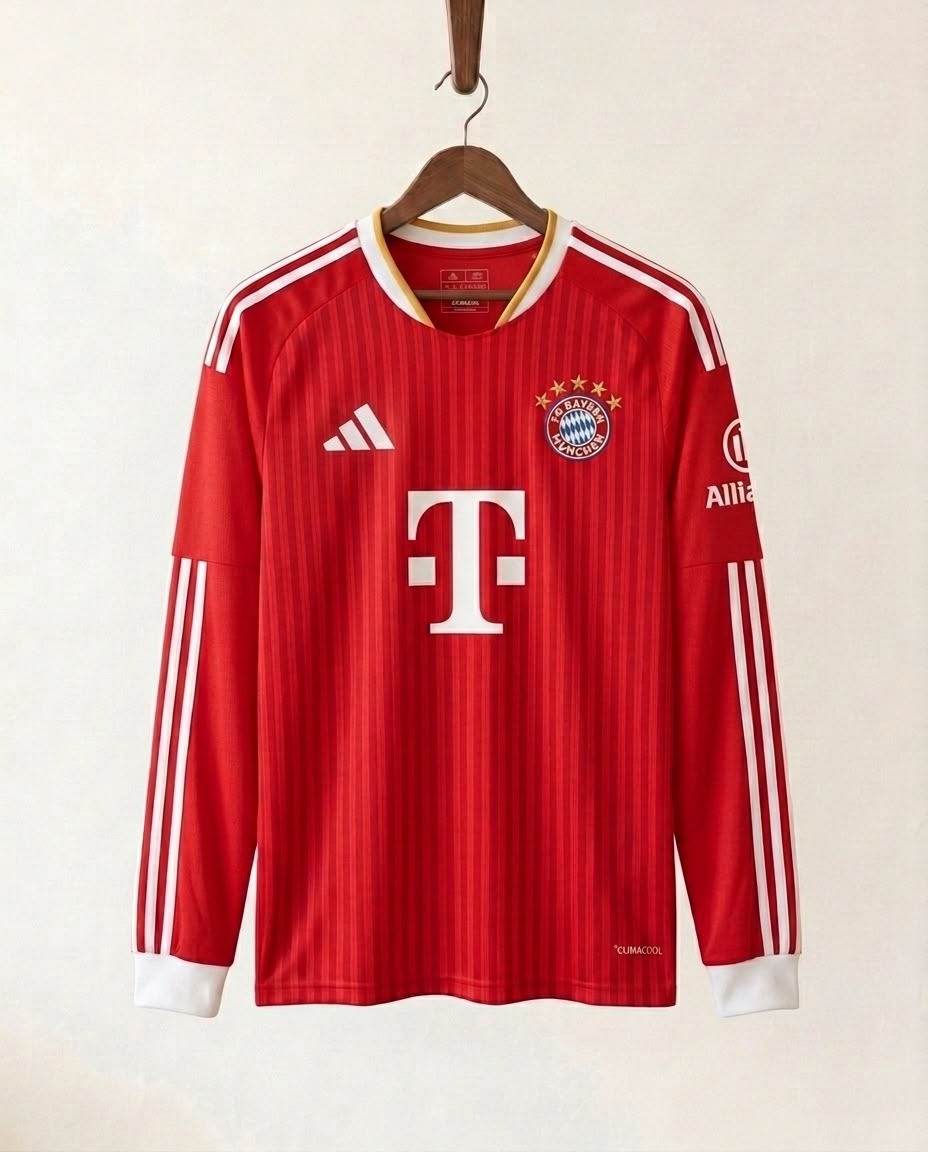 Bayern Munich Home Jersey 26/27 - Long Sleeve