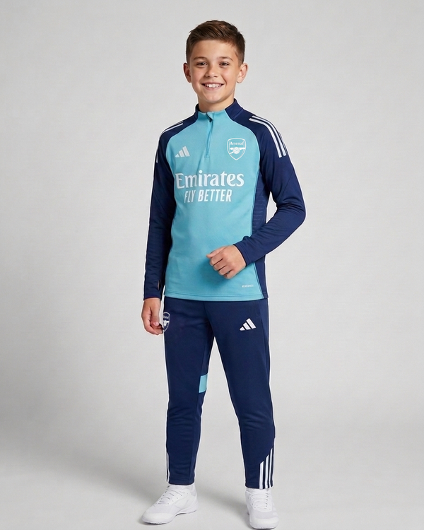 Arsenal Half Zip Tracksuit - Junior