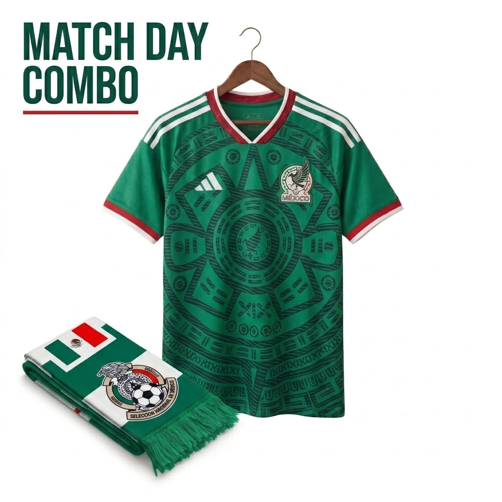 Mexico Match Day Combo – Jersey + Scarf