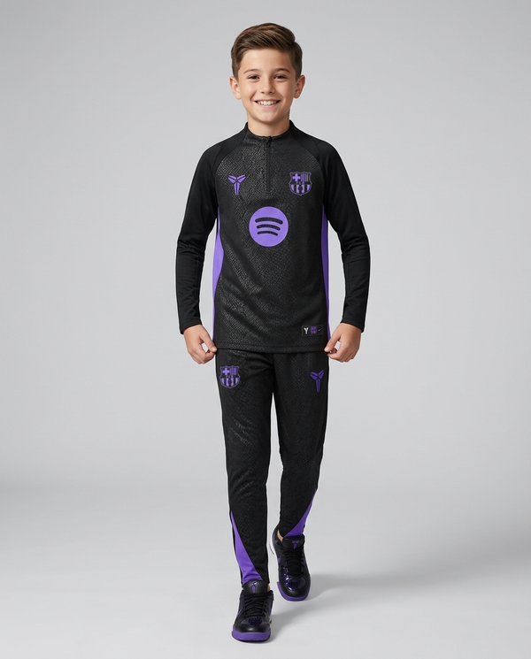 Barcelona Half Zip Tracksuit - Junior