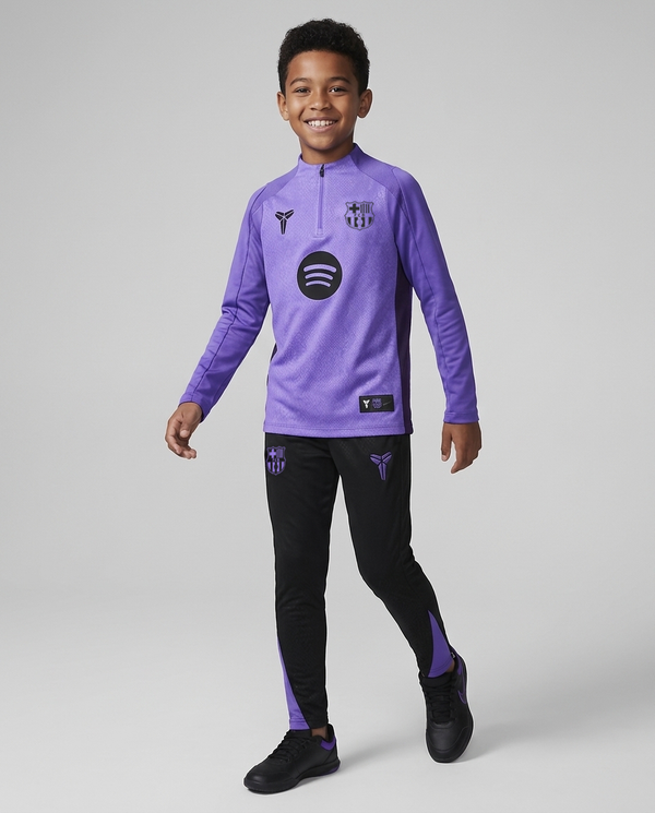 Barcelona Half Zip Tracksuit - Junior