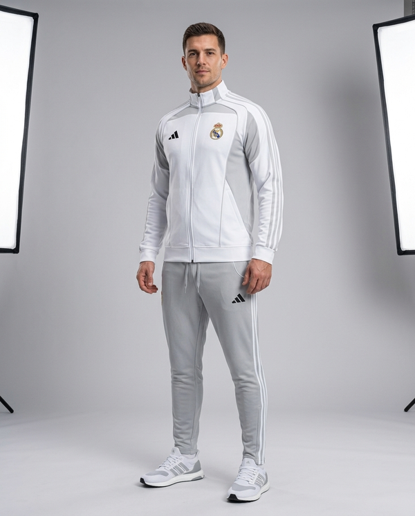Real Madrid Full Zip Tracksuit