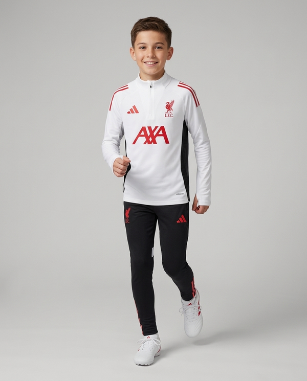 Liverpool Half Zip Tracksuit - Junior - Player Version