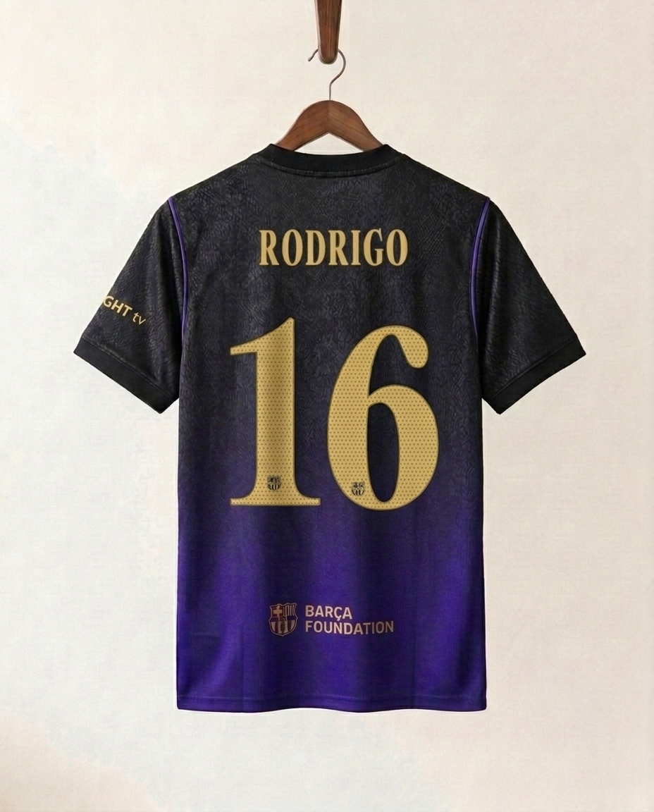 Barcelona Away Jersey 26/27 - RODRIGO 16