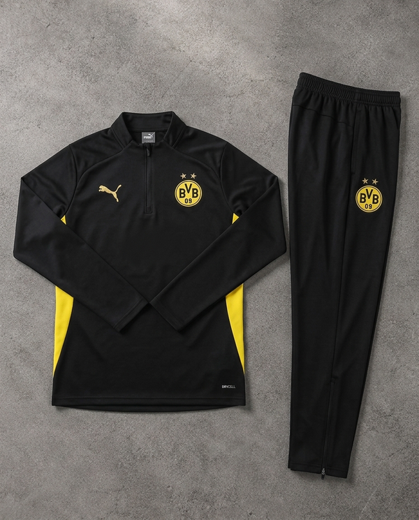 Borussia Dortmund Half Zip Tracksuit