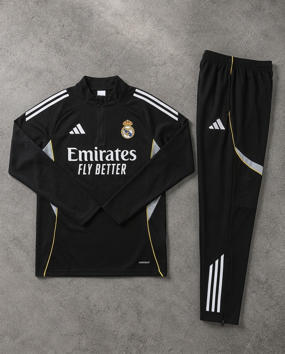 Real Madrid Half Zip Tracksuit