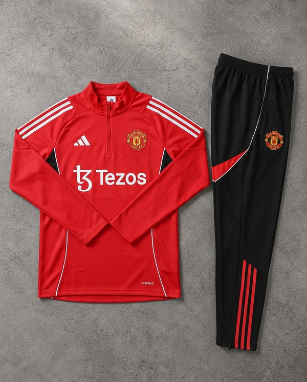 Manchester United Half Zip Tracksuit - Player Version