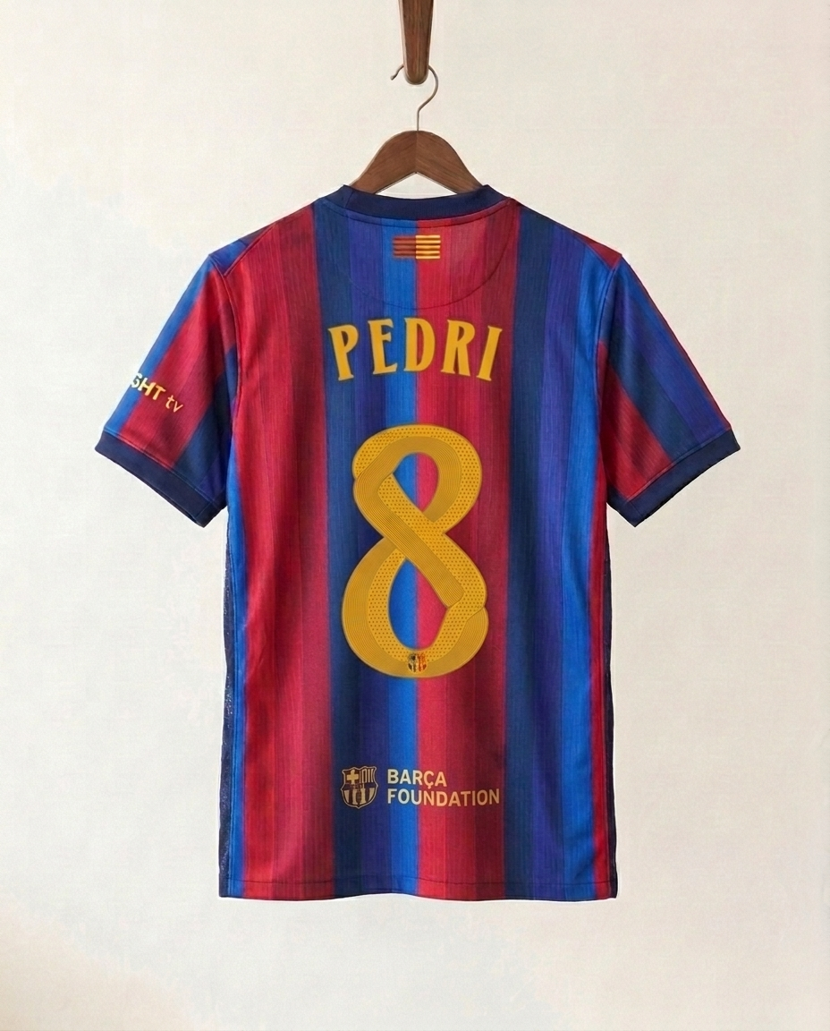 Barcelona Home Jersey 26/27 - PEDRI 8