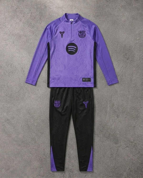 Barcelona Half Zip Tracksuit - Junior