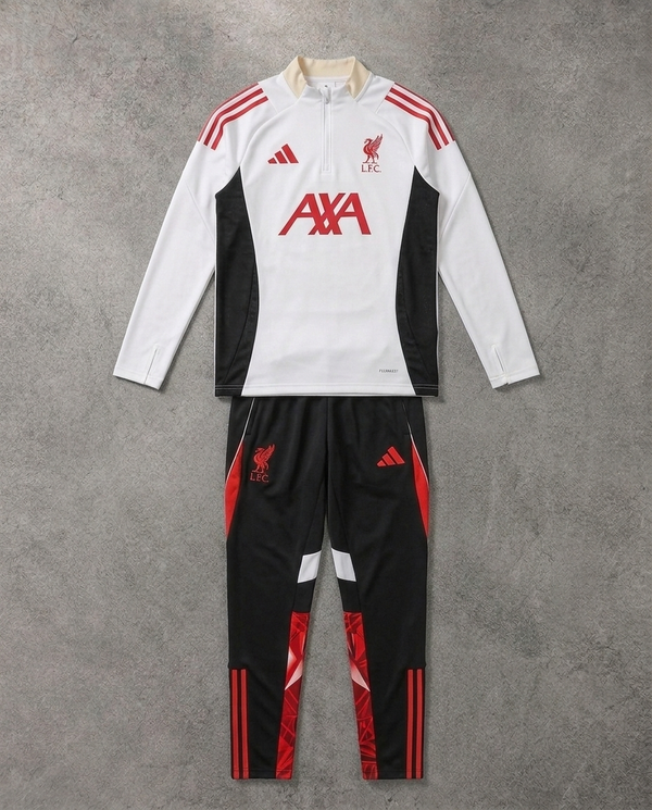 Liverpool Half Zip Tracksuit - Junior - Player Version