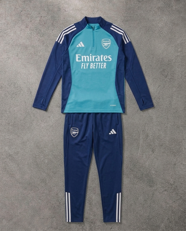 Arsenal Half Zip Tracksuit - Junior