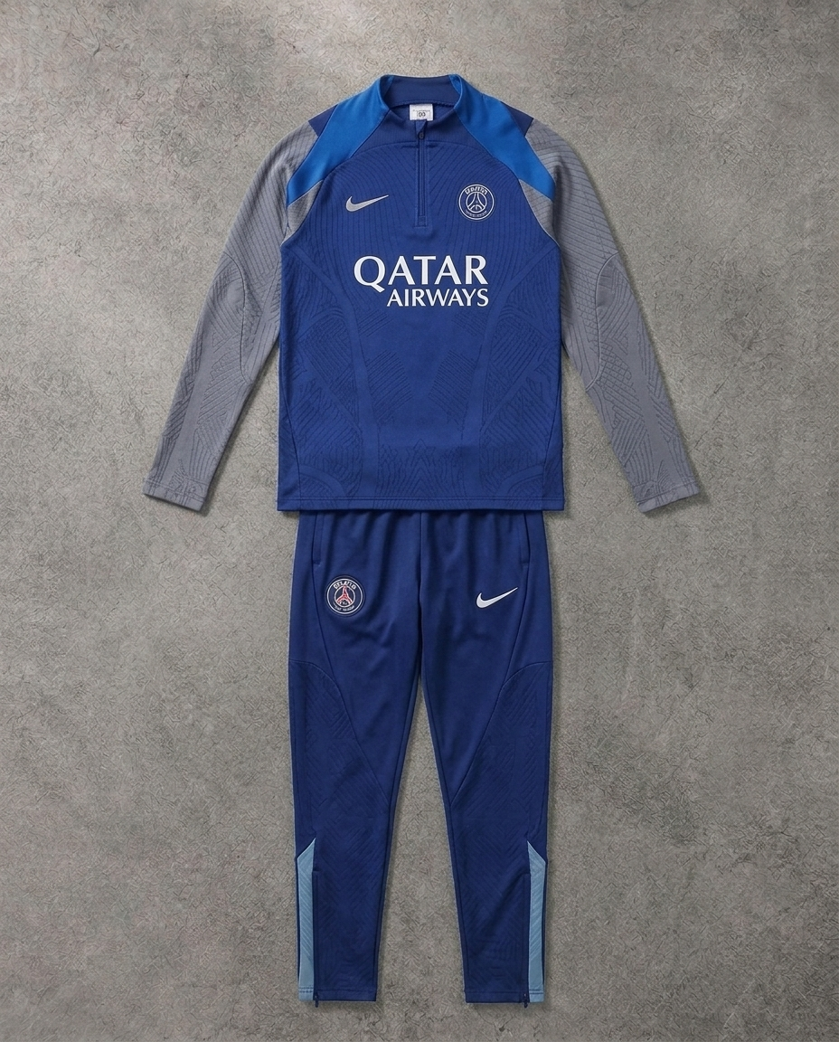 Psg Half Zip Tracksuit - Junior - Player Version