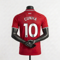 Manchester United Home Jersey 26/27 - CUNHA 10 - Player Version