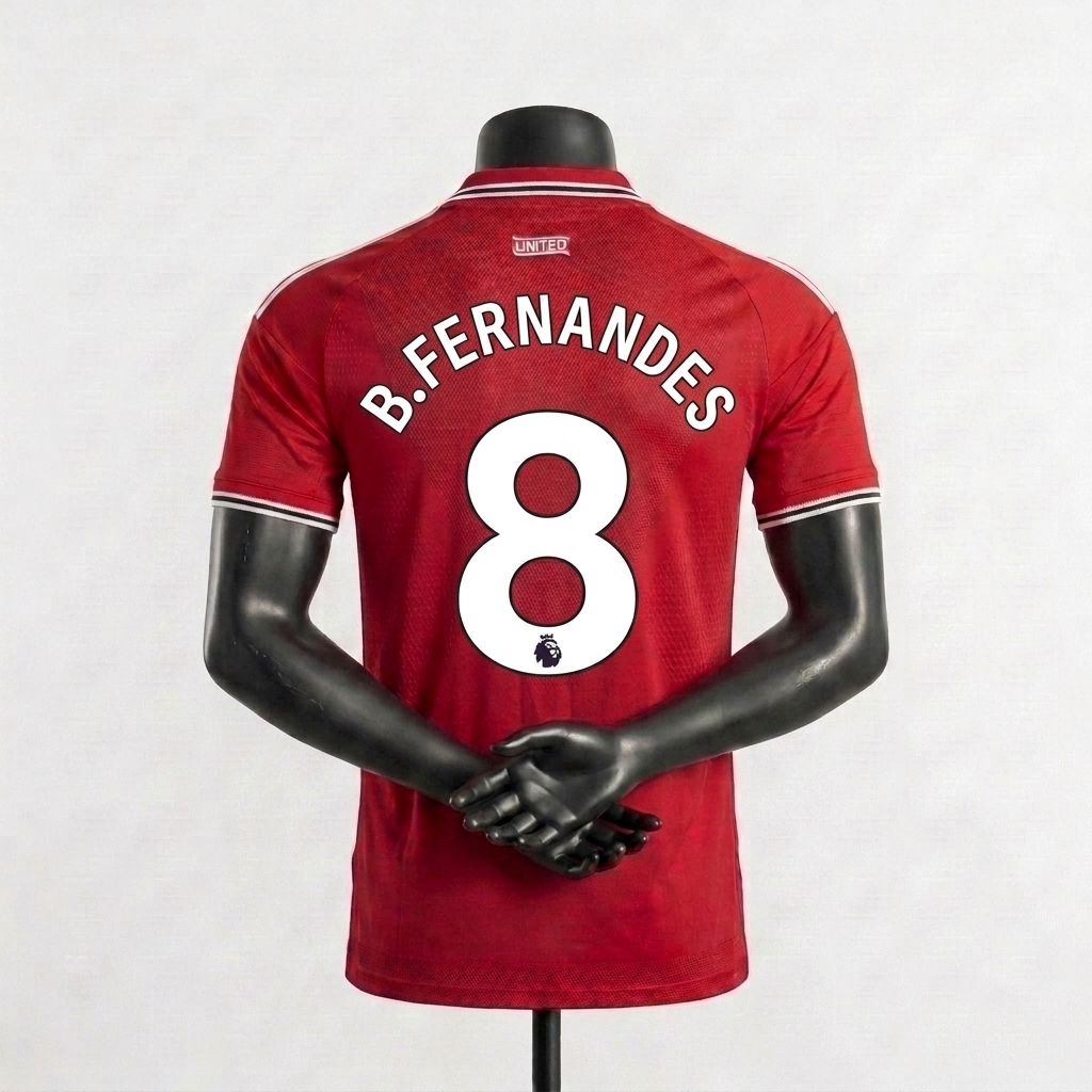 Manchester United Home Jersey 26/27 - B.FERNANDES 8 - Player Version
