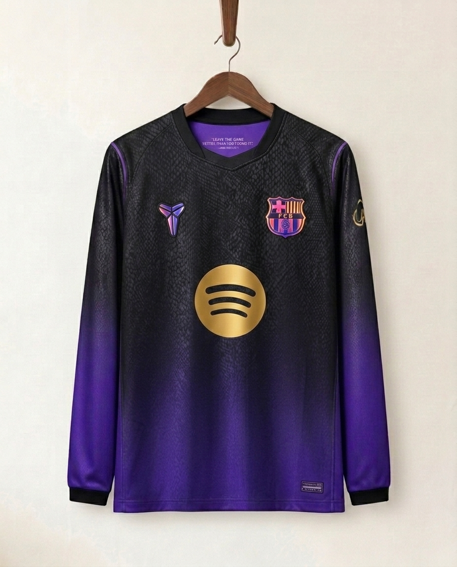Barcelona Away Jersey 26/27 - Long Sleeve