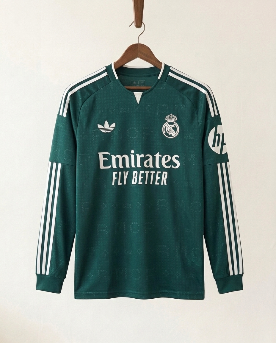 Real Madrid Away Jersey 26/27 - Long Sleeve