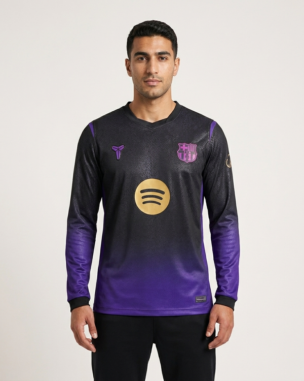 Barcelona Away Jersey 26/27 - Long Sleeve