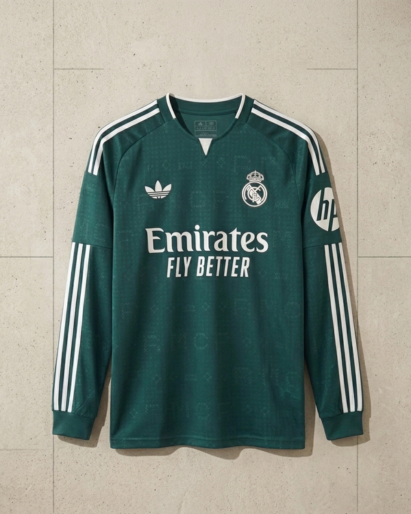 Real Madrid Away Jersey 26/27 - Long Sleeve