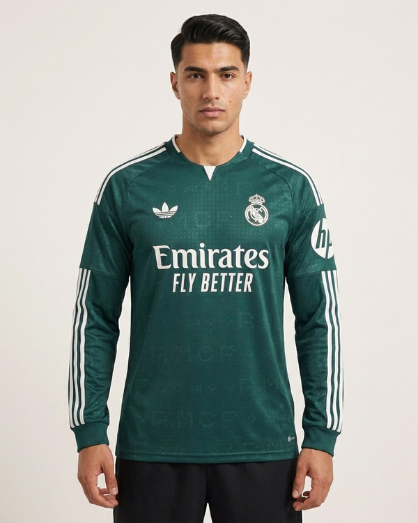 Real Madrid Away Jersey 26/27 - Long Sleeve