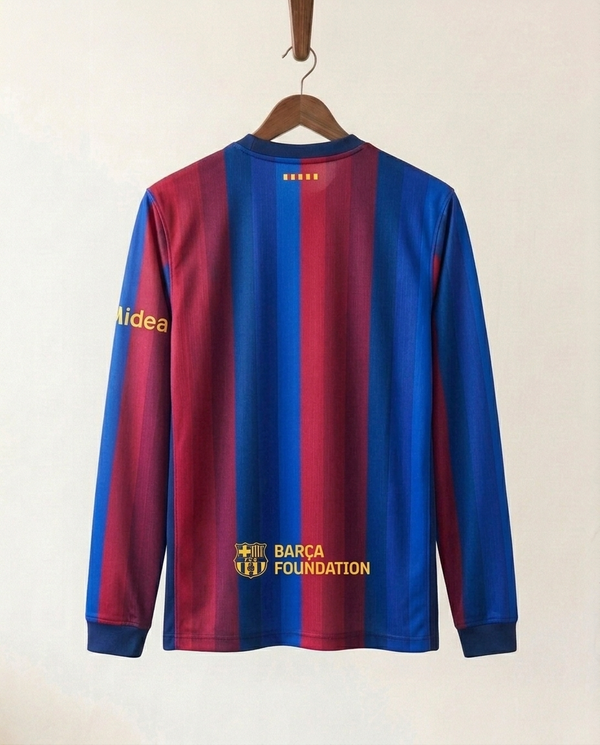 Barcelona Home Jersey 26/27 - Long Sleeve