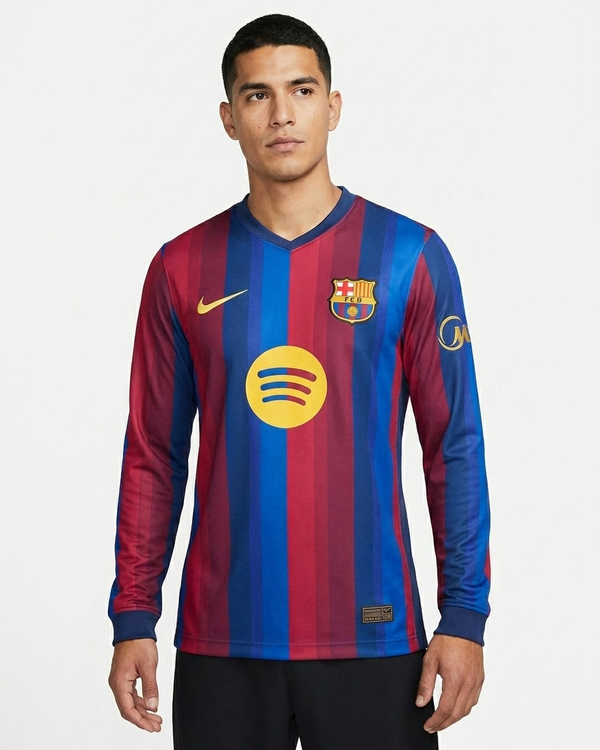Barcelona Home Jersey 26/27 - Long Sleeve