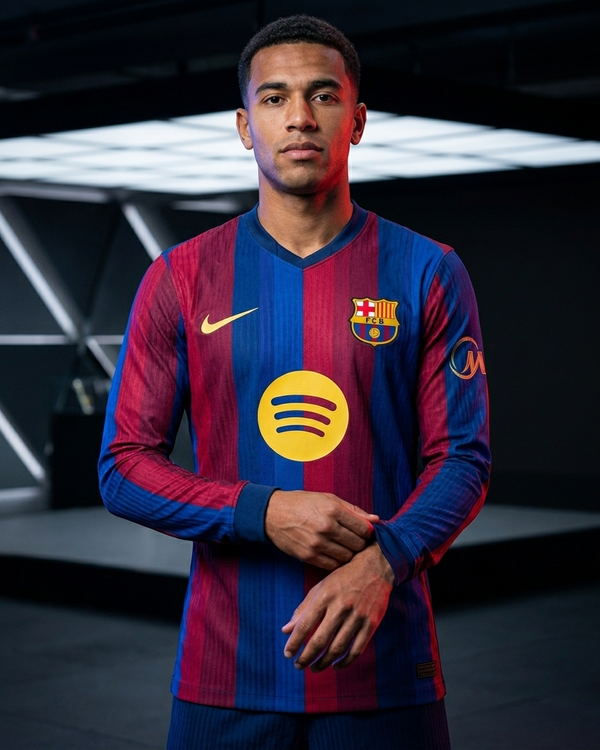 Barcelona Home Jersey 26/27 - Long Sleeve